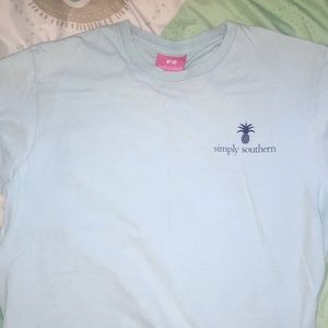 Simply Southern T shirt US flag